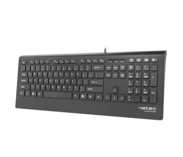 Natec BARRACUDA Slim Czarna USB NKL-0876 - 1378439 - zdjęcie 2